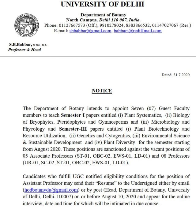 university of delhi