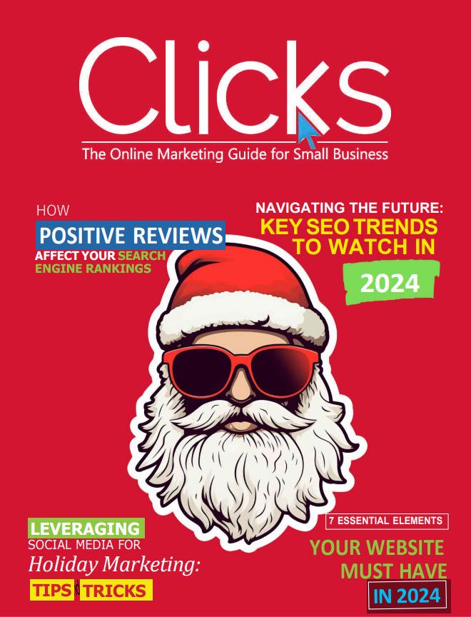The Cover Of Clicks Online Marketing Business.