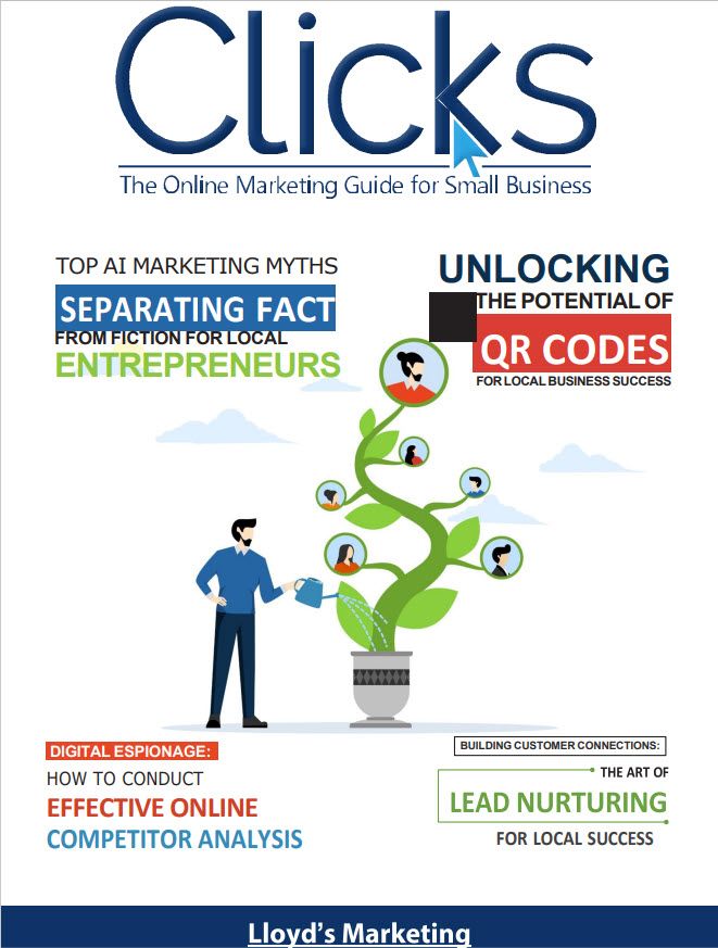 The Cover Of Clicks Online Marketing Guide.