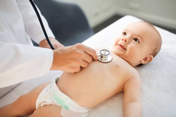 AN INFANT IS BROUGHT TO THE CLINIC AN INFANT IS BROUGHT TO THE CLINIC
