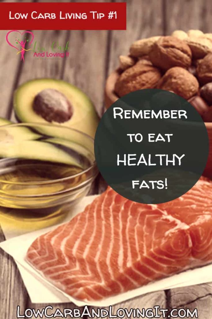 healthy low carb - eat healthy fats