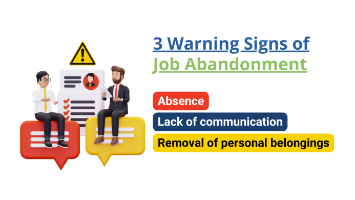 3 Warning Signs of Job Abandonment