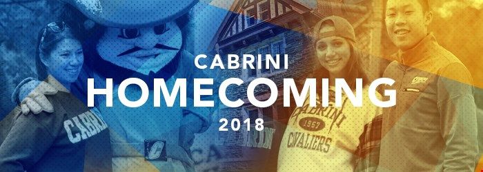 Above is the Cabrini Homcoming Bannar that was found on Cabrini homecoming page the link is below. 
https://www.cabrini.edu/alumni/alumni-events/homecoming