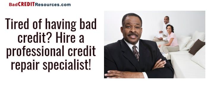 professional credit repair slide