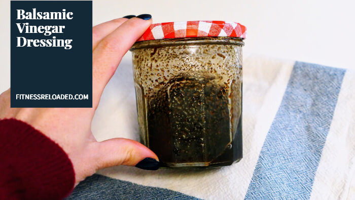 No-Oil Balsamic Vinegar Dressing For Salads & Steamed Vegetables.
