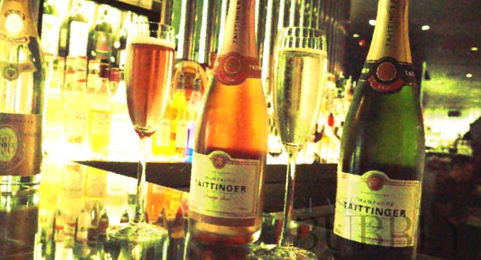 Champagne and Steak at STK London