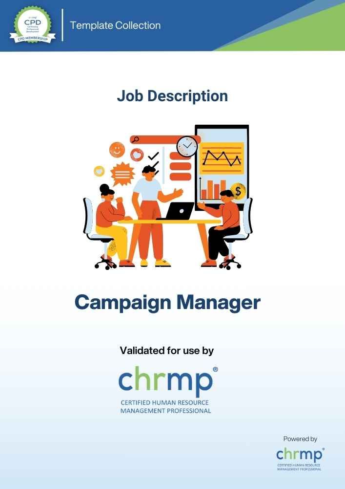 Campaign Manager CHRMP Membership Campaign Manager CHRMP Membership