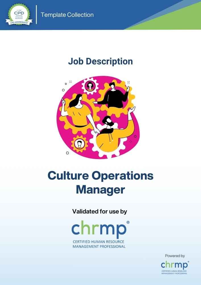 Culture Operations Manager