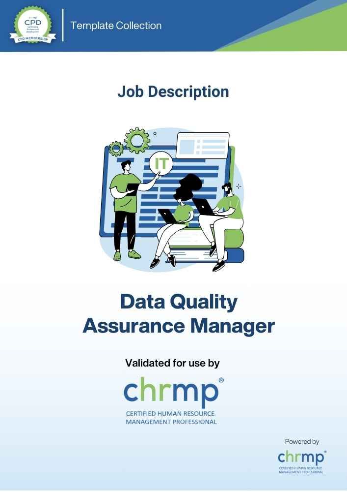 Data Quality Assurance Manager