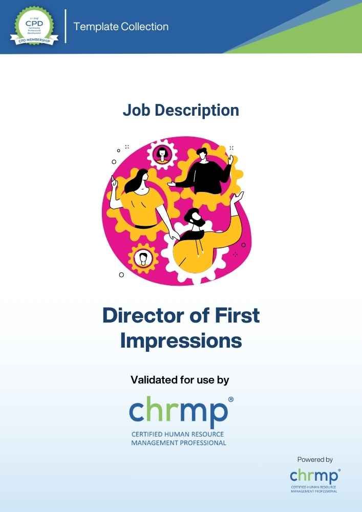 Director of First Impressions