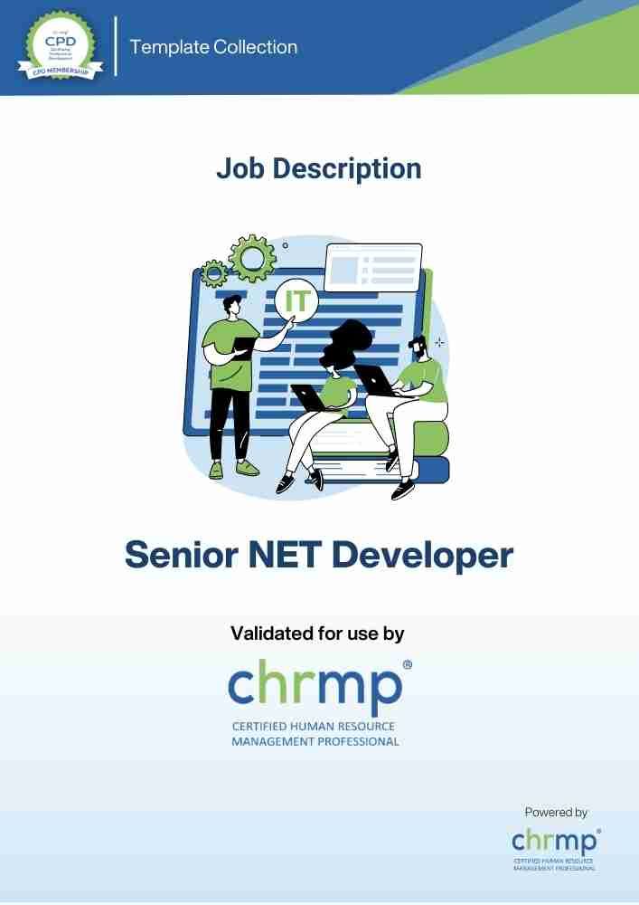 Senior NET Developer - CHRMP Membership