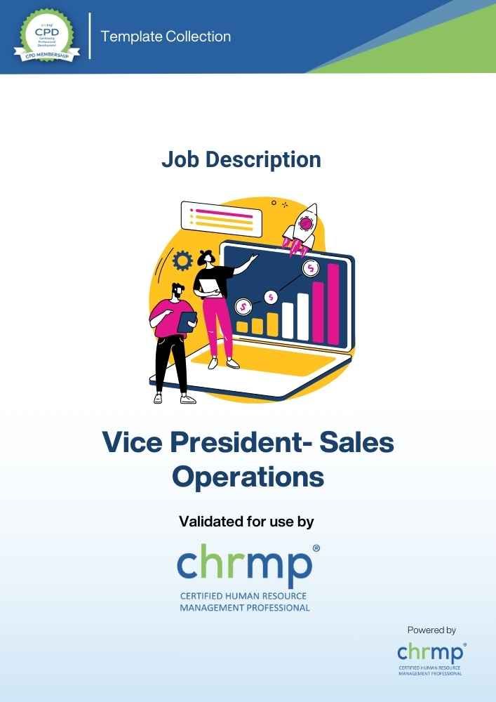 Vice President- Sales Operations