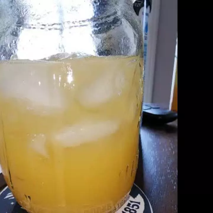 Bourbon Peach Gin Smash