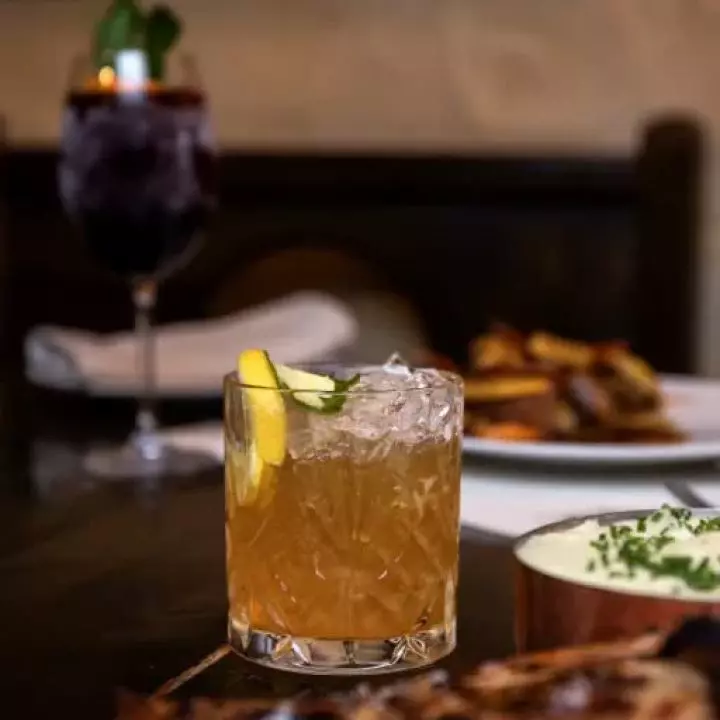 Lemongrass ginger Amaretto sour