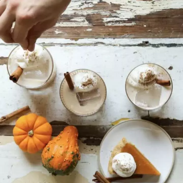 NOLA Holiday Bourbon Milk Punch