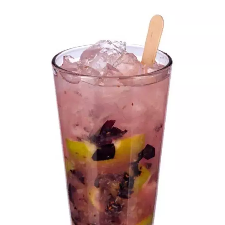 Blueberry Caipirinha