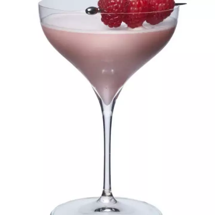 Raspberry Lassi Cocktail