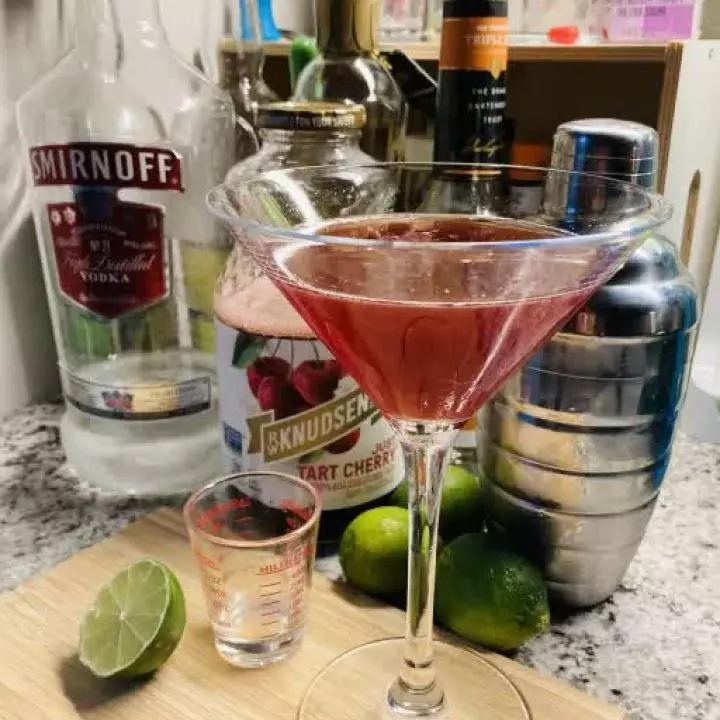 Moxie's Cherrypolitan Cocktail (Difford's recipe)