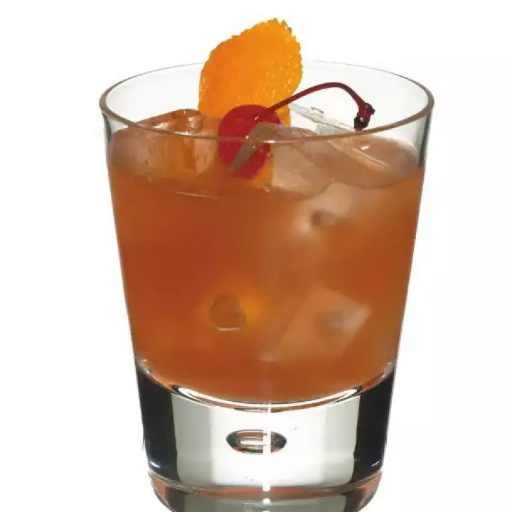 Old Fashioned Cocktail (muddled fruit version)