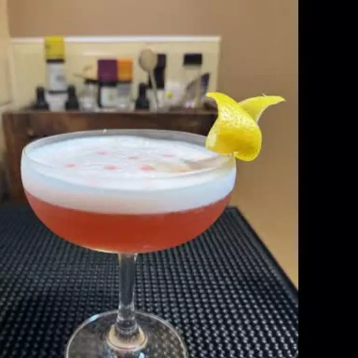 Peach Melba Sour