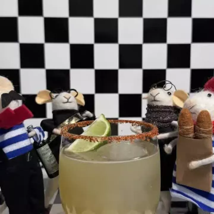 Hot honey margarita