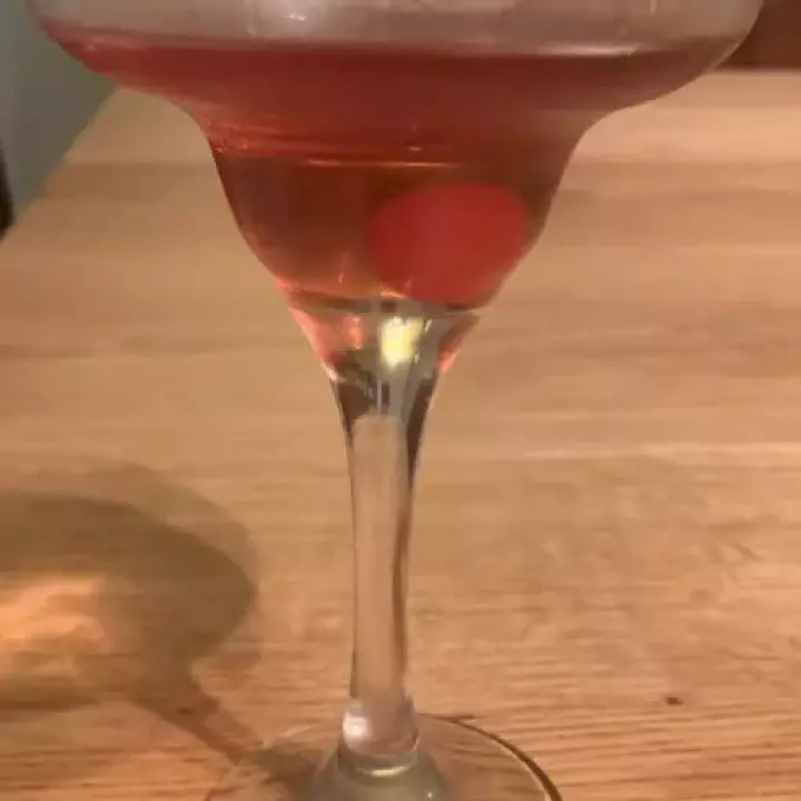 Cherry Bakewell cocktail