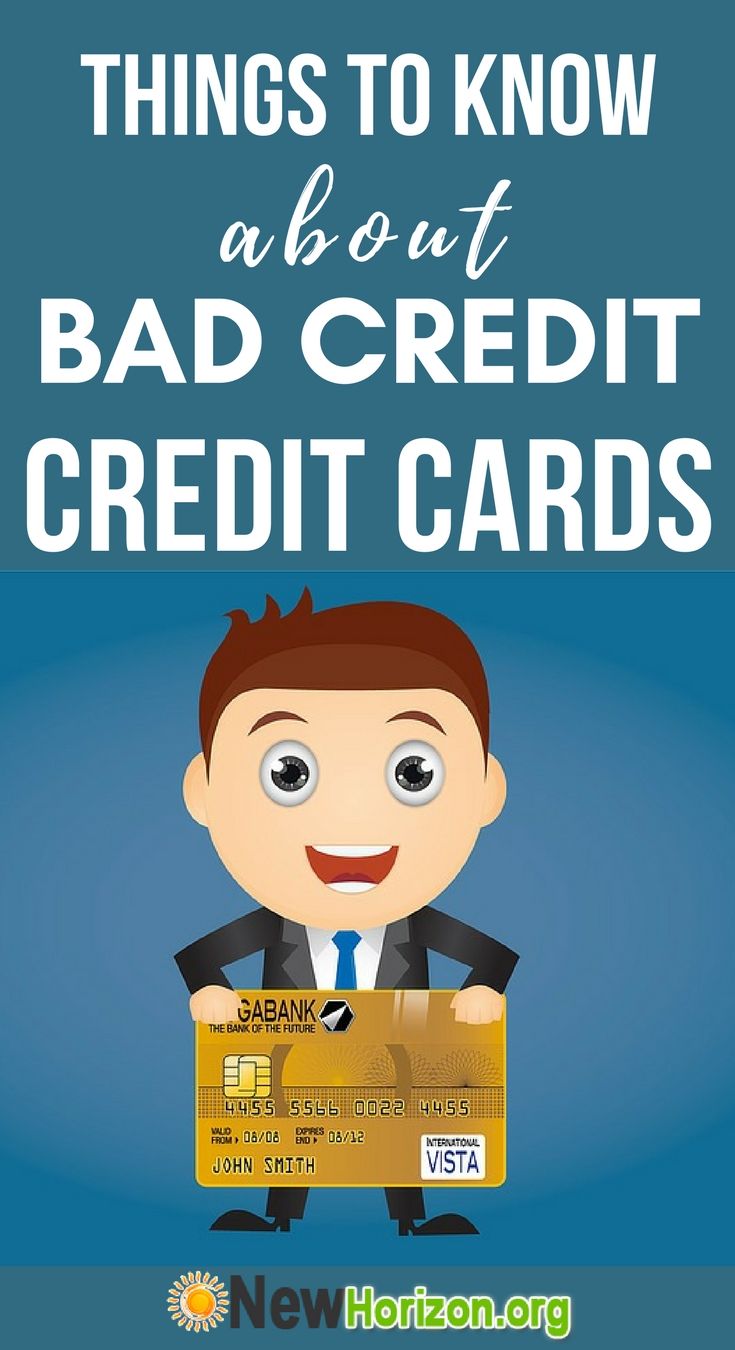 Things You MUST Know About Bad Credit Credit Cards