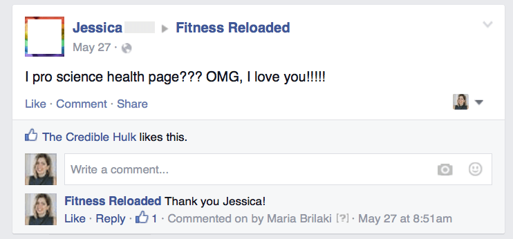science-based health and fitness page