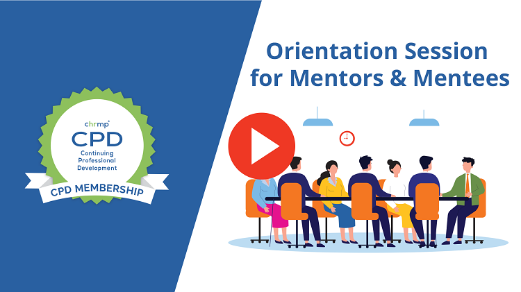 Orientation session for mentors and mentees