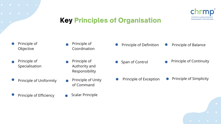 14 principles of organisation
