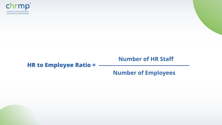 hr to employee ratio formula