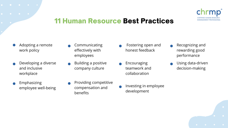 human resource best practices