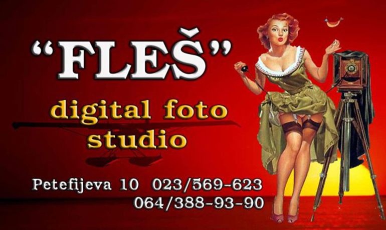 Digital foto studio Fles Zrenjanin