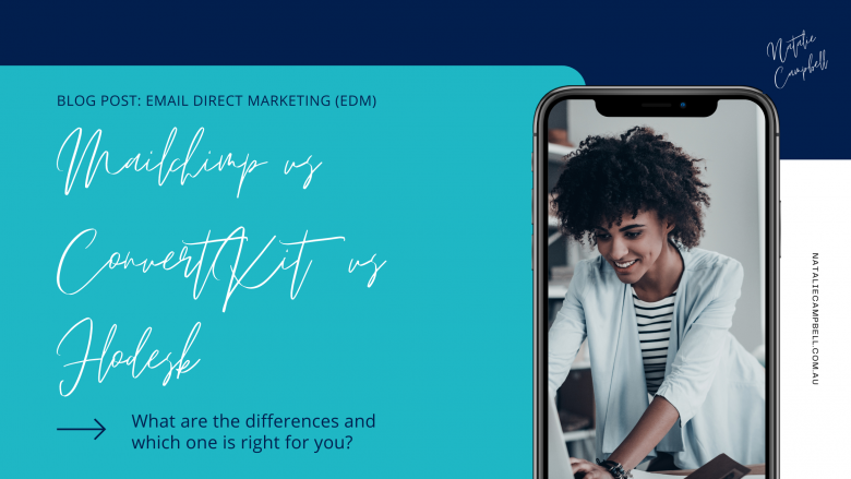 Why I Moved from Mailchimp to ConvertKit now Flodesk | Natalie Campbell Blog image - Mailchimp ConvertKit Flodesk