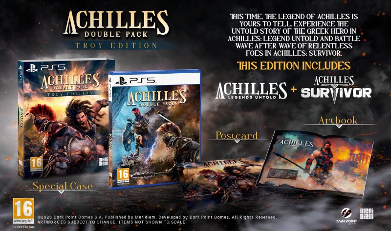 Achilles Double Pack Troy Edition