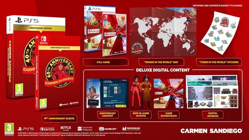 Carmen Sandiego 40th Anniversary Edition