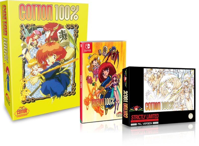 Cotton 100% Legacy CE Bundle (NSW/SNES PAL)