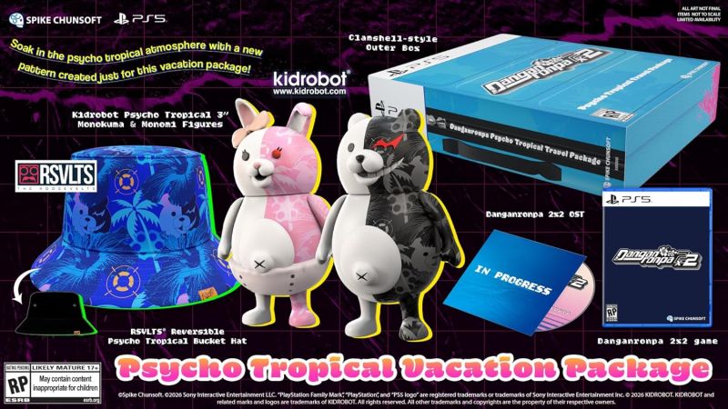 Danganronpa 2×2 Psycho Tropical Vacation Package Edition
