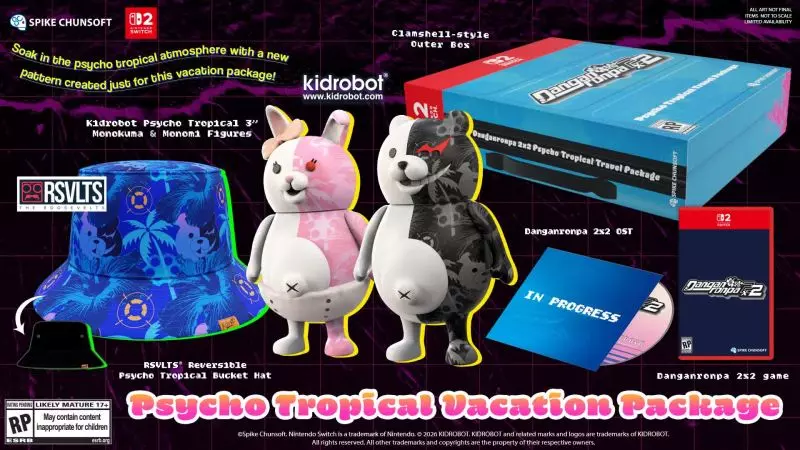 Danganronpa 2×2 Psycho Tropical Vacation Package Edition