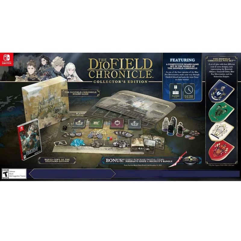 Diofield Chronicle Collector's Edition Boxset for Nintendo Switch