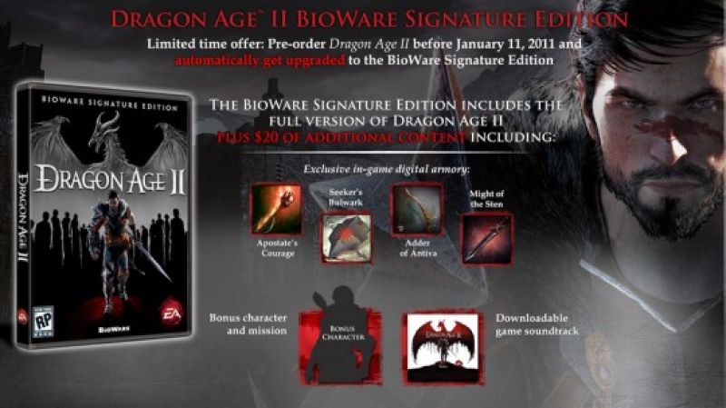 Dragon Age II Bioware Signature Edition