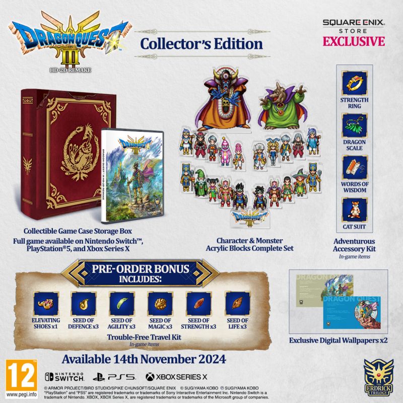 Dragon Quest III HD2D Remake Collector’s Edition