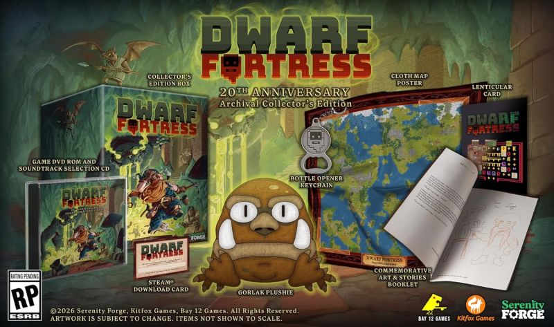 Dwarf Fortress 20th Anniversary Archival Collector’s Edition