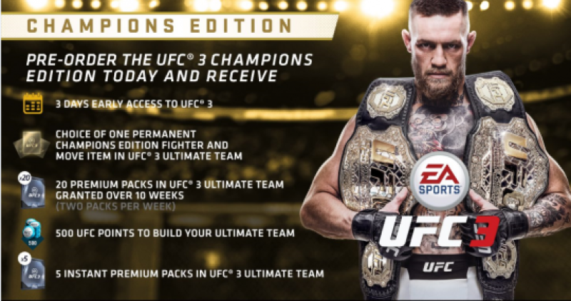 EA Sports UFC 3 Champions Edition