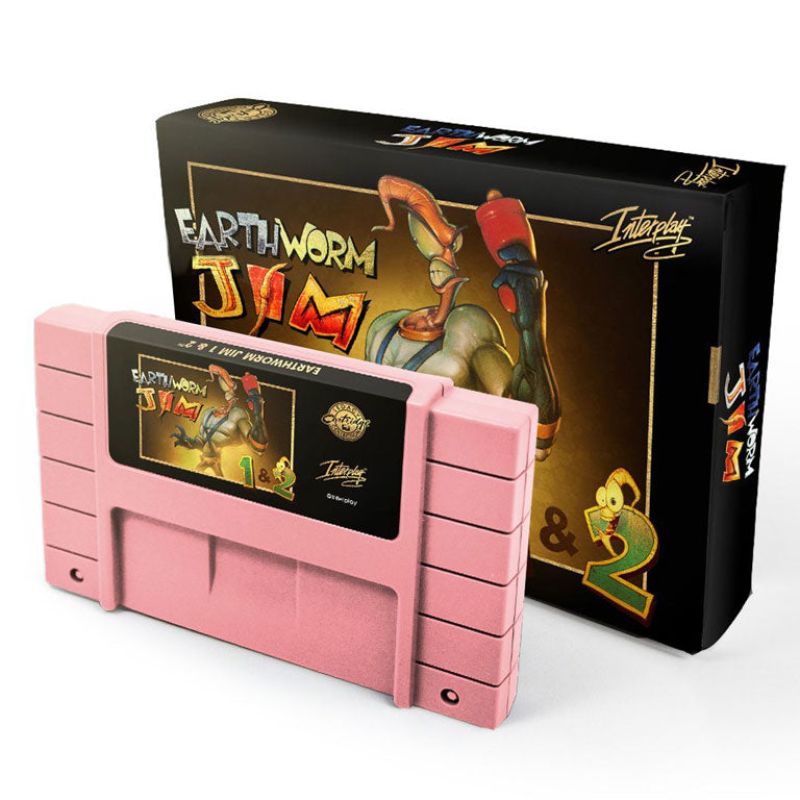 EARTHWORM JIM 1+2 (25TH ANNIVERSARY EDITION) - LEGACY CARTRIDGE COLLECTION