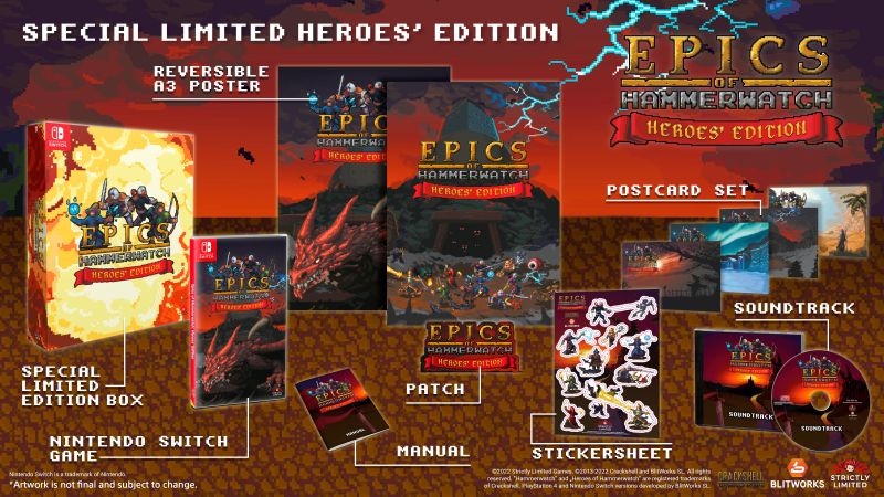 Epics of Hammerwatch: Special Limited Heroes' Edition (NSW)