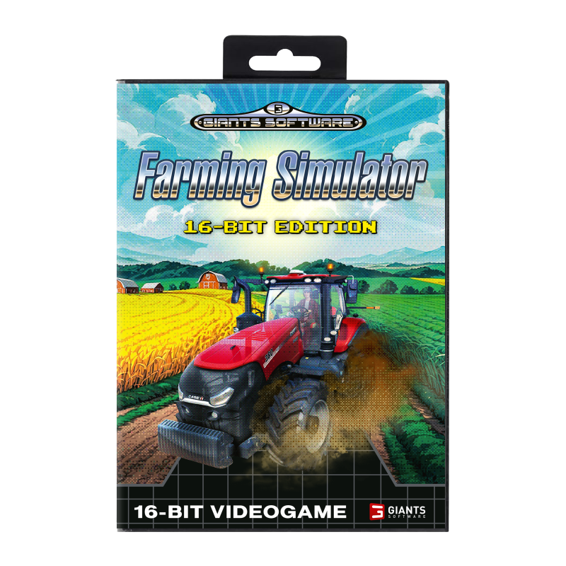 Farming Simulator 16-Bit Retail Edition (Mega Drive/Genesis) [Black Cartridge]
