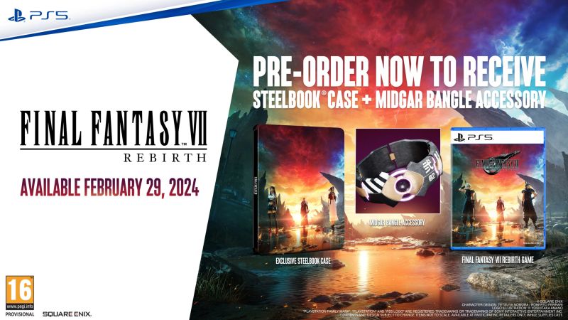 Final Fantasy VII Rebirth Steelbook