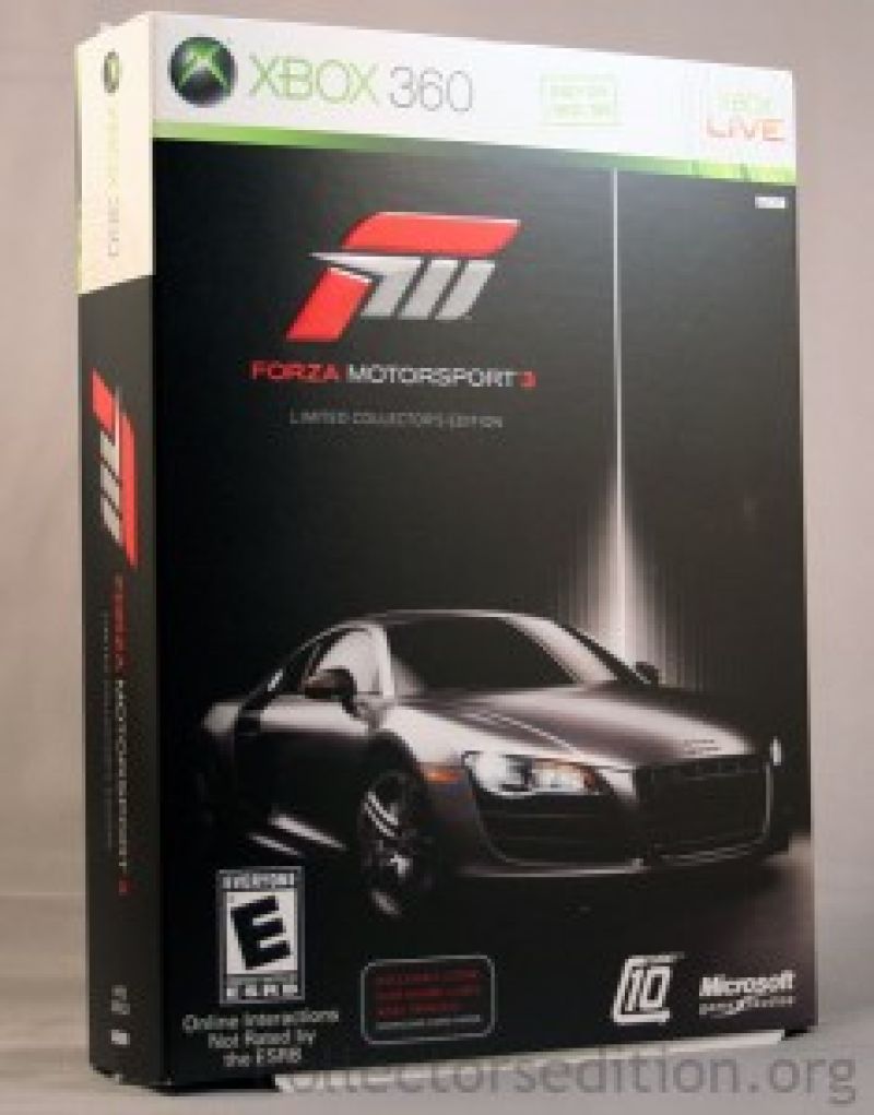 Forza Motorsport 3 Limited Collector's Edition