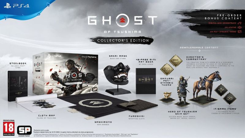 Ghost of Tsushima Collector’s Edition & Special Edition